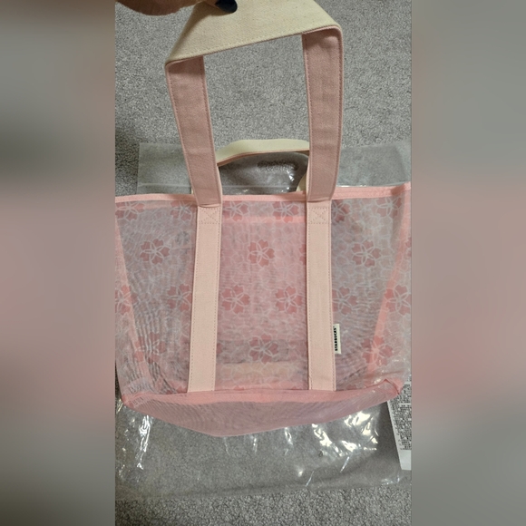 Starbucks pink cherry blossom tote bag (Limited Edition) - Picture 4 of 7